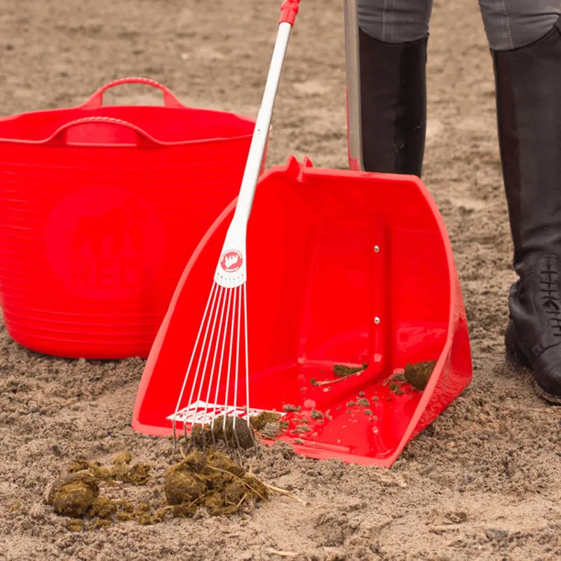 Red Gorilla Tubtrug Big Tidee Rake in Red-1